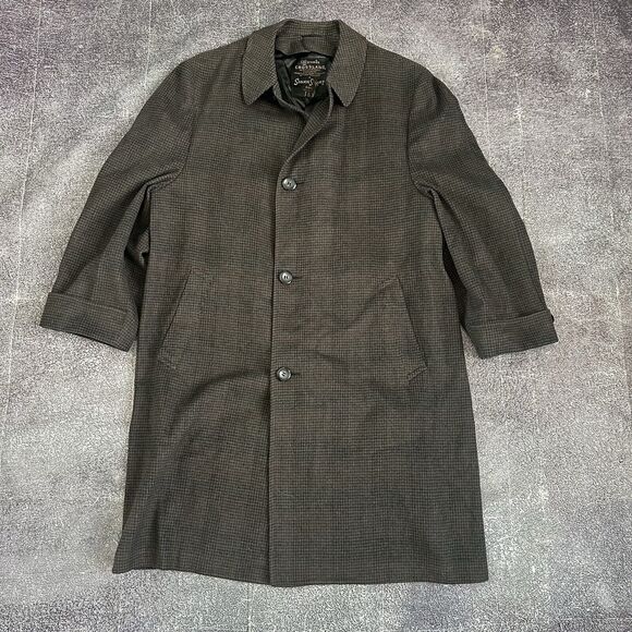 Mens Vintage 60s Worumbo Mill Season Skipper Button Up Duster - Main Image